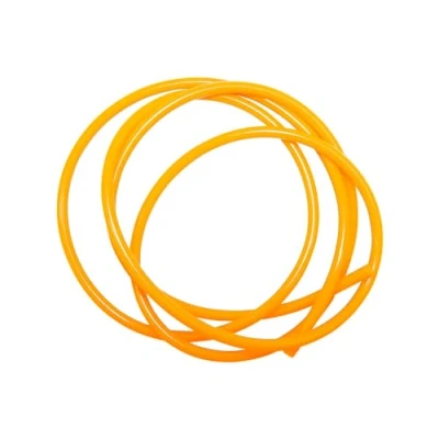 Afbeelding van LAVMHAB siliconen slang, 4 mm ID x 7 OD, 3 meter lengte, flexibele rubber, luchtslang, waterslang voor pompatoverdracht (oranje)
