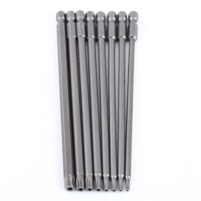 Afbeelding van Akozon 150Mm 8Pcs S2 Staal Ster Hoofd Schroevendraaier Set Bits Handgereedschap Magnetische