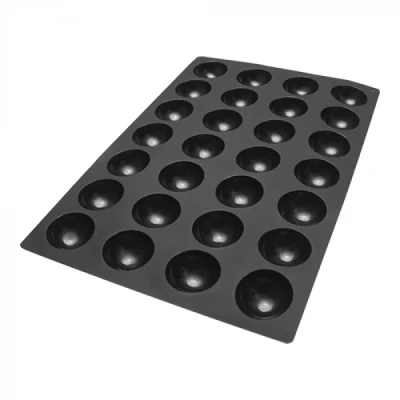 Afbeelding van Siliconen Bakvorm Halve Sferen Ø70h35mm (28) 60x40cm