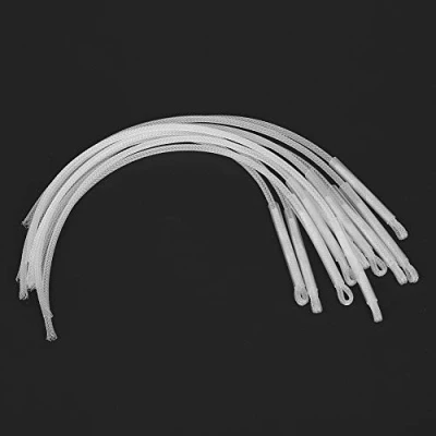 Afbeelding van Vliegvissen lijn, 10 STKS 30 lbs/50 lbs Vislussen Connector Fly Loop Line Visgerei Accessoire (Wit 50 lbs) Vislijn