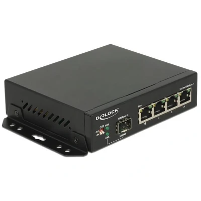 Afbeelding van Delock Gigabit Ethernet Schakelaar 4 Haven + 1 SFP