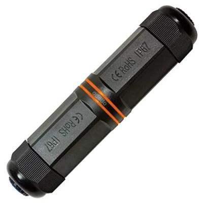 Afbeelding van odedo CAT 6A RJ45 LAN koppeling outdoor patchkabel connector waterdicht IP67, 10 Gbit netwerk kabel