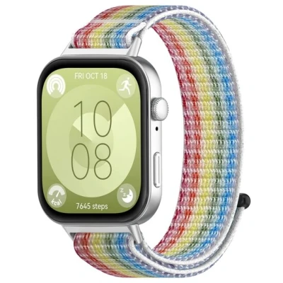 Afbeelding van Sport loop nylon bandje Multicolor Huawei Fit 3