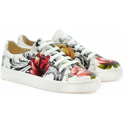 Afbeelding van GOBY Geranium Sneakers Schoenen Hoge kwaliteit Handmade Maat 35