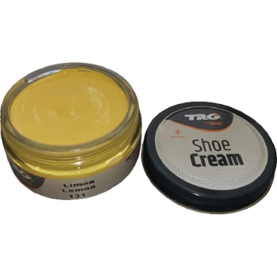 Afbeelding van TRG schoencrème met bijenwas lemon 50 ml