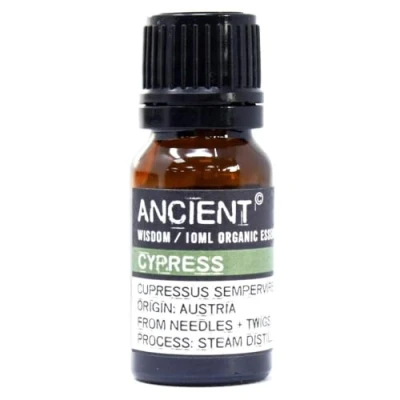 Afbeelding van Biologische Etherische Olie Cipres 10ml Essentiële Oliën Aromatherapie