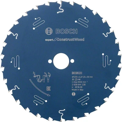 Afbeelding van Bosch Accessories Expert for Construct Wood 2608644338 Cirkelzaagblad 230 x 30 1.6 mm Aantal tanden: 1 stuk(s)
