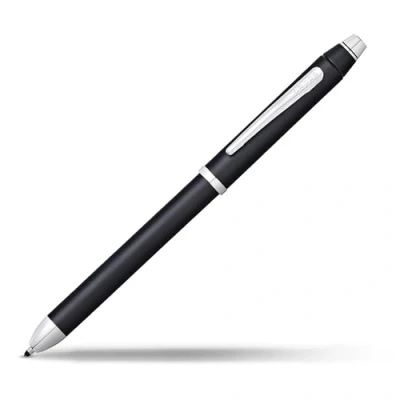 Afbeelding van Cross Tech 3+ multifunctionele schrijfmachine (geschenkdoos, draaipotlood, balpen, gum/stylus dop) zwart