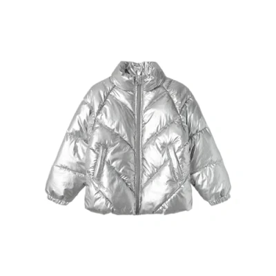 Afbeelding van Name it Winterjas voor kinderen, Maat: 140, Silver