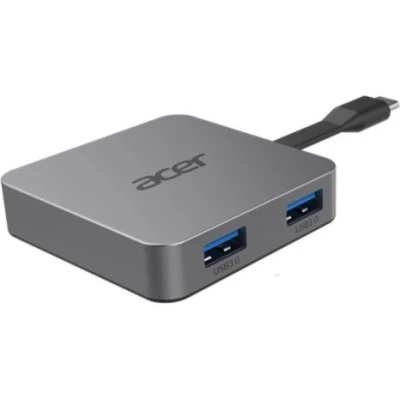 Afbeelding van Acer USB Type C Dongle 4 in 1 1xHDMI 2xUSB 3.0 1xUSB Zilver