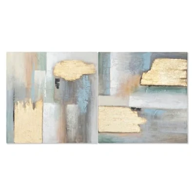 Afbeelding van Schilderij Home ESPRIT Abstract Modern 80 x 3 cm (2 Stuks)