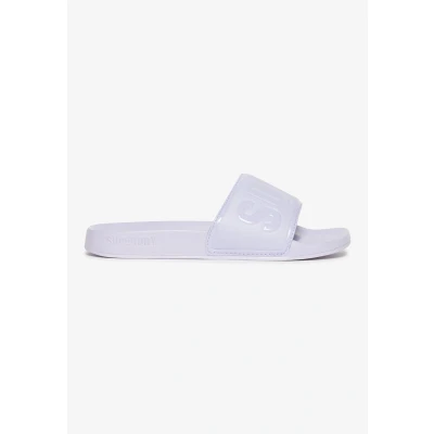 Afbeelding van Superdry Vrouwen Vegan Code Core Badslippers Paars Grootte: S
