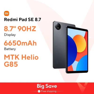 Afbeelding van Global Version Xiaomi Redmi Pad SE 8.7 WiFi versie inch Mi Tablet 90Hz Display 6650mAh MTK Helio G85