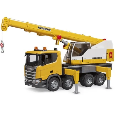 Afbeelding van Bruder Scania Super 560R Liebherr Kraan