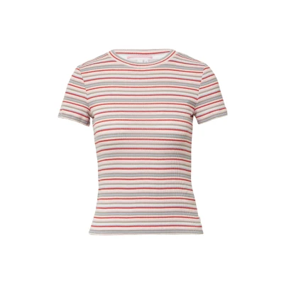 Afbeelding van Q/S by s.Oliver top ecru rib gebreid