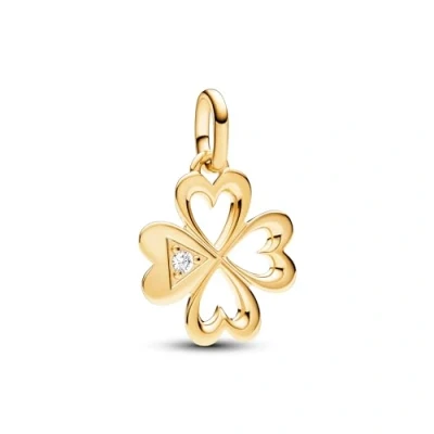 Afbeelding van Pandora Me 763034C01 Hangbedel Heart Four leaf Clover Medallion