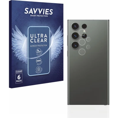 Afbeelding van Savvies Screenprotector voor Samsung Galaxy S23 Ultra (ALLEEN Camera Lens) Folie Beschermfolie transparant (6 Stuks)