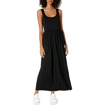 Afbeelding van Amazon Essentials Maxi jurk met taille voor dames (verkrijgbaar in grote maten), zwart, XS