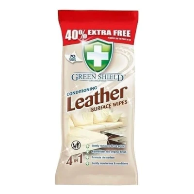 Afbeelding van High Vibrant Conditioning Lederen reinigingsdoekjes 70 Pack Grote doekjes geschikt voor alle leersoorten verwijdert vuil en met bescherming van het oppervlak (1)