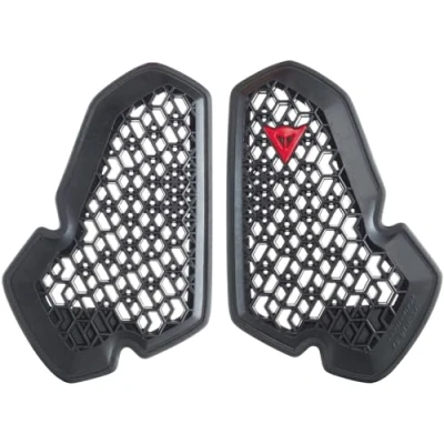 Afbeelding van Dainese Pro Armor Chest 2 stuks 2.0, borstbeschermer voor motorfiets, volwassenen, borstbeschermer, niveau 1 gecertificeerd, flexibel, licht en ademend, stuks, uniseks, zwart