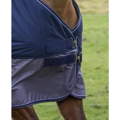 Afbeelding van EQUITHÈME Turnout Rug Tyrex 600D 300g Navy/Grijs 95/130