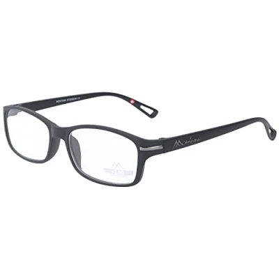 Afbeelding van Kunststof leesbril MR76 van Montana Eyewear in zwart + 2,00 dpt