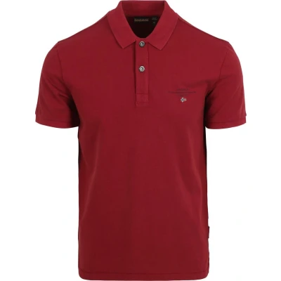 Afbeelding van Napapijri Elbas Poloshirt, Heren, Maat: XL, Tibetan red