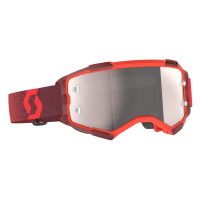 Afbeelding van Scott Fury Crossbril Rood (Lens: Zilver Chrome Works)
