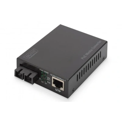 Afbeelding van Digitus DN 82160 netwerk media converter 1000 Mbit/s 1310 nm Single mode Zwart