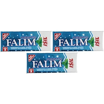 Afbeelding van Falim Suikerloze Plain Gum met Carbonaat en munt aromatisch, 20 Pack, 100 Stuks Elk van