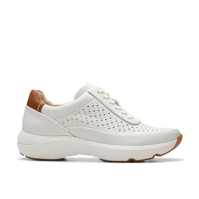 Afbeelding van Clarks Tivoli Grace Sneaker voor dames, Off White Lea, 42 EU