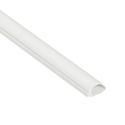 Afbeelding van D Line Micro+ zelfklevend kabelgoot, zelfklevende kabelafwerkingen, kabelmanagement, elektra netjes wegwerken, populair kabelbeheeroplossing 20 mm (B) x 10 (H) 1 meter lengte wit