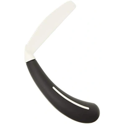 Afbeelding van Able2 Henro Grip® Bestek gehoekt mes zwart