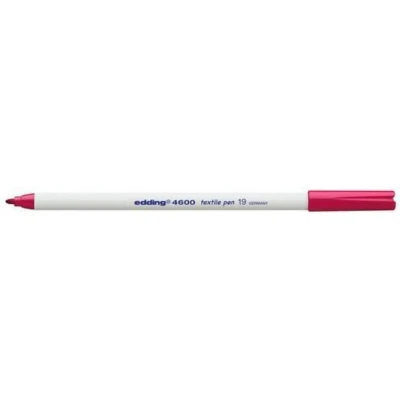Afbeelding van edding 4600 textile pen 1 mm karmijnrood