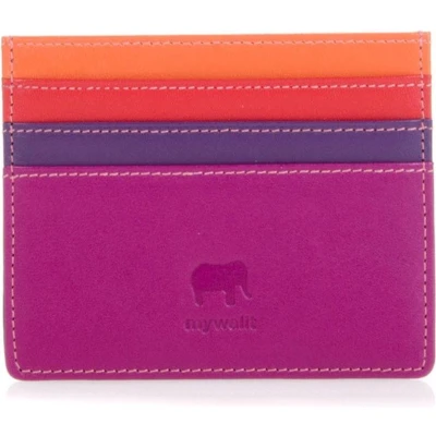 Afbeelding van Mywalit Double Sided Credit Card Holder Sangria Multi