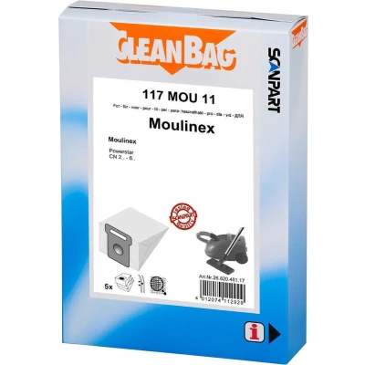 Afbeelding van Scanpart Cleanbag 117Mou11 Stofzak Moulinex Powerstar