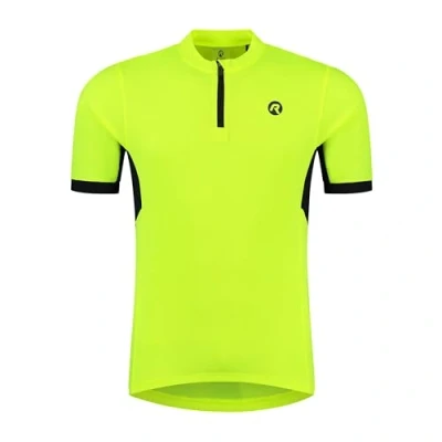 Afbeelding van Rogelli Core Fietsshirt Heren Korte Mouwen Wielershirt Fluor, Zwart Maat XL