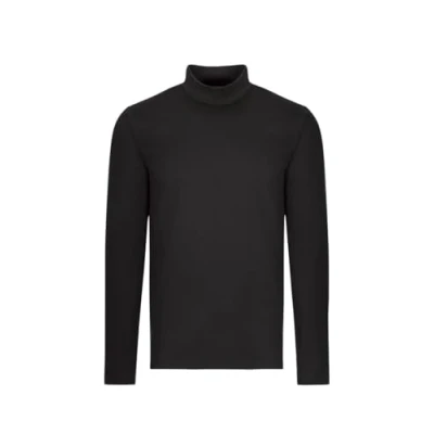 Afbeelding van Trigema Heren shirt met lange mouwen opstaande kraag, effen