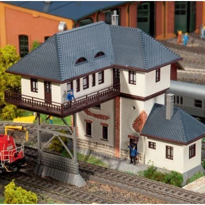 Afbeelding van Faller Bridge Signal Box FA120108 modelbouw en constructiespeelgoed (hobby&#039;s creatief