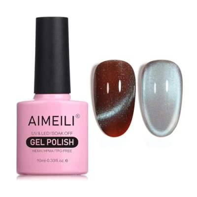 Afbeelding van AIMEILI Hema Free Cat Eye Gel Nagellak UV LED Gellack Soak Off Vegan Cruelty Polish 10ml (741)
