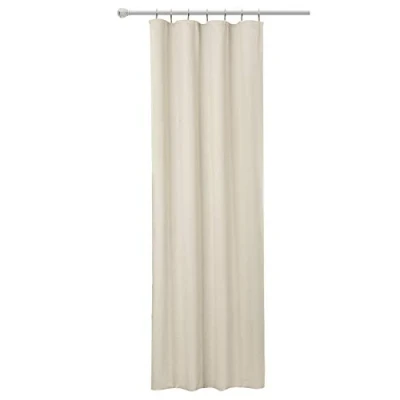 Afbeelding van WOLTU VH5868cm,1 Verduisteringsgordijn 135x245cm met lint,lichtgewicht gordijn 130g/㎡,Gebroken Wit