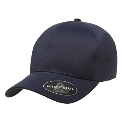 Afbeelding van Flexfit/Yupoong Naadloze getailleerd Flexfit Delta Cap Hoed voor heren, Donkere marine, S/M