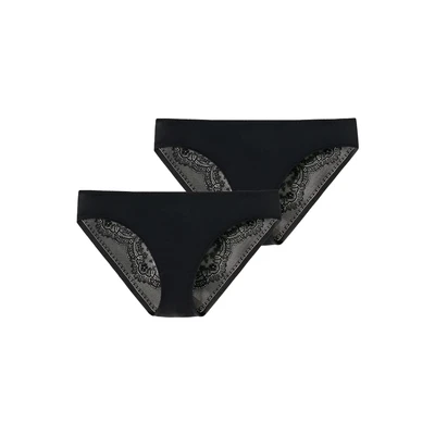 Afbeelding van SCHIESSER Slip &#039;Invisible Lace&#039; zwart