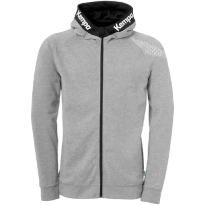 Afbeelding van Kempa CORE Sweater met rits, Heren, Maat: Large, Dark grau melange