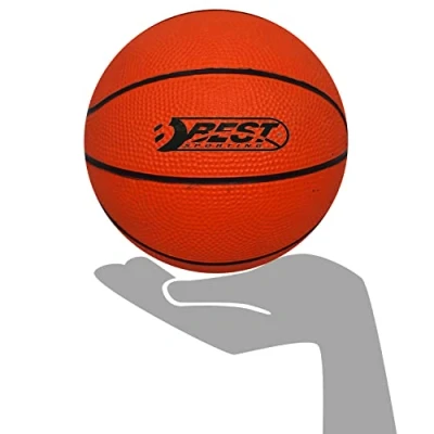 Afbeelding van Best Sporting mini basketbal Micro Adventure I maat 1 kleine bal in oranje kinderbasketbal met 160 g hoogwaardige klein