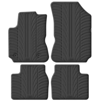 Afbeelding van Gledring Rubbermatten passend voor Citroën C4 Cactus 2014 (T profiel 4 delig + montageclips)