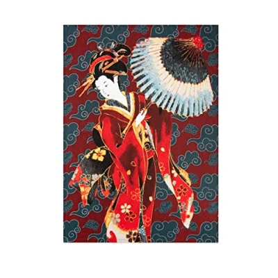 Afbeelding van Excelsa Kimono keukendoek, 100% katoen, 70 x 50 cm, met oogje