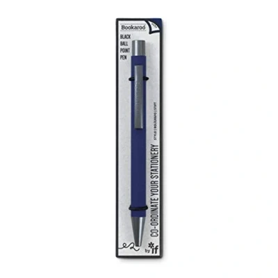 Afbeelding van IF Bookaroo Pen, soft touch, kleur gecoate pen met zwarte inkt NAVY