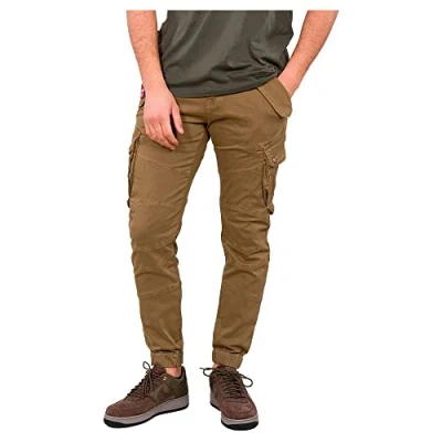 Afbeelding van Alpha Industries Combat LW Cargobroek, Heren, Maat: 33, Khaki