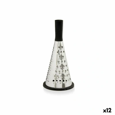 Afbeelding van Rasper Zwart Zilverkleurig Roestvrij staal ABS TPR 11,5 x 24,5 cm (12 Stuks)